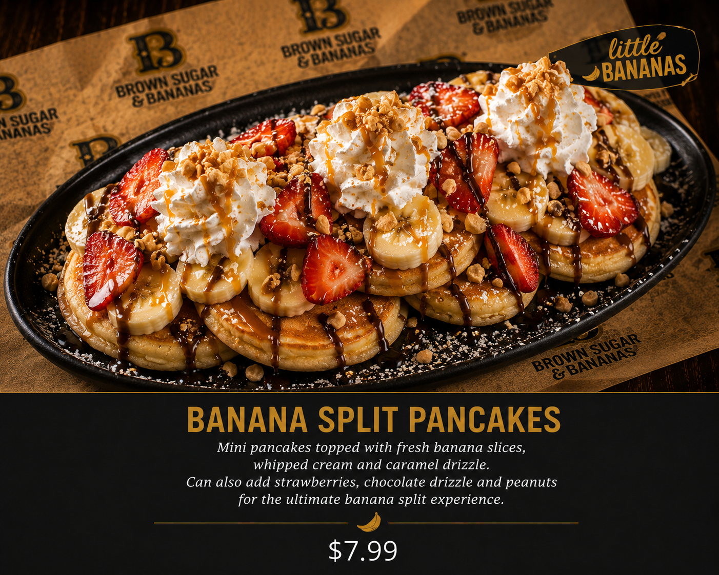Banana Split Pancakes™